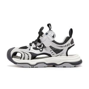 Нескользящие и дышащие низкие детские сандалии для подростков YeeHoO, серебряный