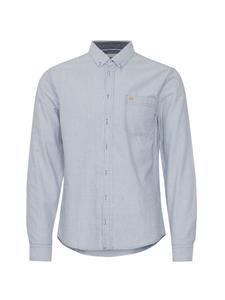 Рубашка Slim Fit на пуговицах BLEND, светло-голубой