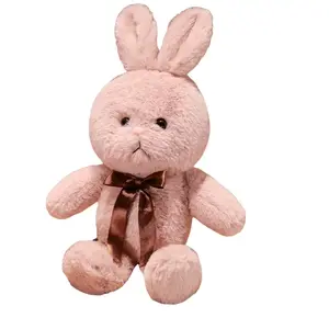 Очаровательная плюшевая кукла кролик 40 см высота Dolls and bears dance, фуксия