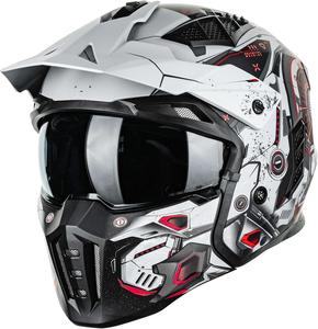 Шлем винтажный ILM Z302, красный