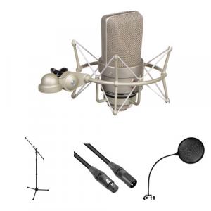 Комплект кардиоидных конденсаторных микрофонов Neumann TLM 103 с большой диафрагмой (Монофонический комплект, никель)