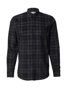 Рубашка на пуговицах классического кроя Lindbergh, черный