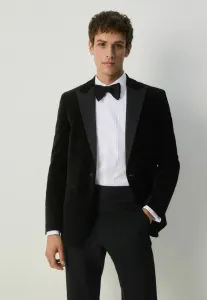 Приталенный пиджак из эластичной ткани. Next, Black