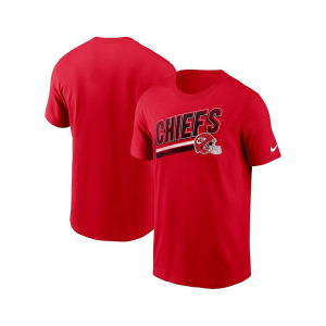 Мужская красная футболка Kansas City Chiefs Essential Blitz Lockup Nike, красный