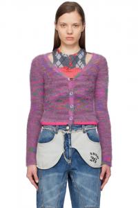 эксклюзивный фиолетовый кардиган Sullivan от Ssense Andersson Bell, фиолетовый