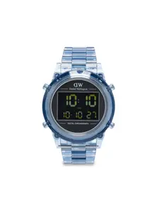 Наручные часы Retro Digital 42 мм Daniel Wellington, черный