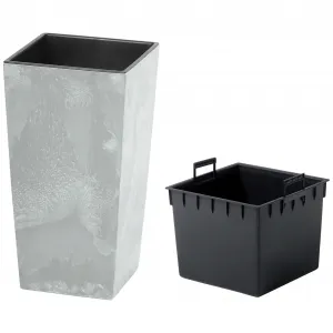 Горшок для растений Prosperplast «Urbi Square Beton», ШхГхВ: 22x22x42 см, цвет betongrau