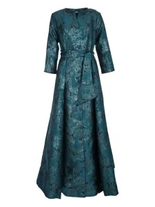 Макси-платье Elham с отделкой пуговицами Baruni, синий