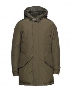 Пуховик Polar High Collar Parka Woolrich, зеленый