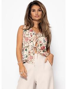 Топ SASSYCLASSY, бежевый