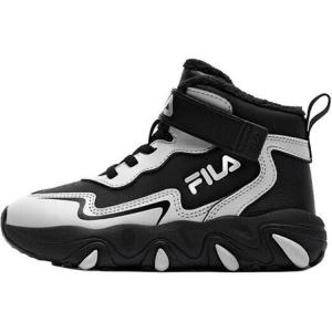 FILA KIDS Нескользящие теплые высокие детские ботинки, цвет черный серый