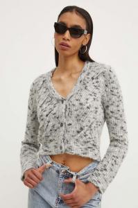 Кардиган с добавлением шерсти Moschino Jeans, серый