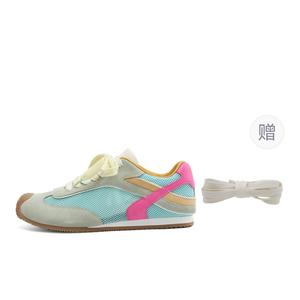 Rosa Bianca Немецкие армейские кеды легкие и дышащие низкие повседневные туфли женские - зеленый + в комплекте 1 пара однотонных шнурков