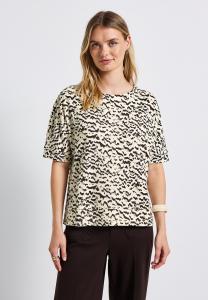 Футболка Street One GEMUSTERTES BATWING, Beige