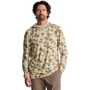 Мужская легкая толстовка с капюшоном из бамбука Free Fly, Vintage Camo