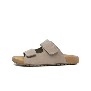 Ritai Женские серые сланцы с резиновой подошвой, противоскользящие, быстросохнущие, с амортизацией, цвет Gray