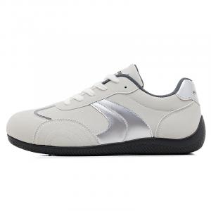 HUANQIU Мужские низкие повседневные кроссовки, устойчивые к истиранию, легкие и дышащие, Gray Silver