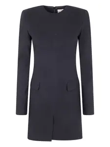 Мини-платье с длинными рукавами Semicouture, синий