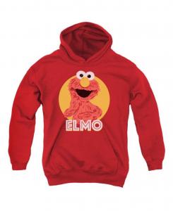 Детская толстовка с капюшоном Elmo Scribble Sesame Street, Red