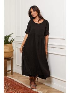 Длинное платье La Compagnie Du Lin, черный