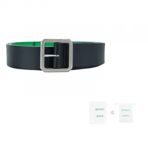 Bottega Veneta Кожаный ремень мужской Black 3cm