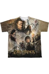 Футболка молодежная с коротким рукавом "Властелин Колец" с изображением короля Gildan, белый