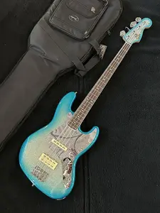 Fender Limited Edition Player Plus x Blu DeTiger Jazz Bass - Sky Burst Sparkle /8 фунтов 6,6 унций. №MX24034902