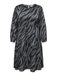 Платье миди ONLY Carmakoma Dress CARZorra, цвет grey/black