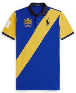 Платье-поло с цветными блоками для девочек 7-16 лет Polo Ralph Lauren, New Sapphire