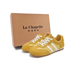 Низкие повседневные туфли женские лимонного цвета La Chapelle, Lemon