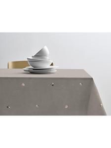 Södahl Рождественская скатерть с вышивкой в виде рождественских сердечек розового цвета