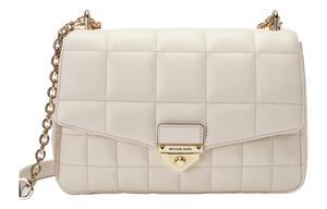 MICHAEL KORS Шопер soho sheepskin через плечо кроссбоди extra large женский light milk white