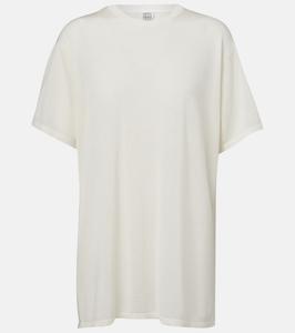 Полупрозрачная футболка Toteme, белый