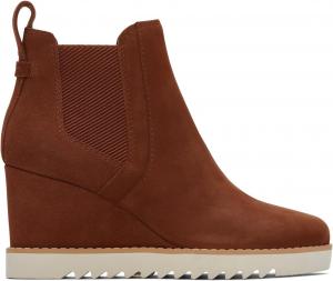 Женские ботильоны TOMS, модель Maddie, Dark Ember Oiled Nubuck/Suede