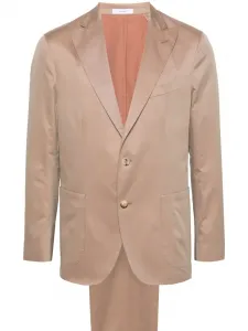 Костюм с однобортным пиджаком Boglioli, коричневый