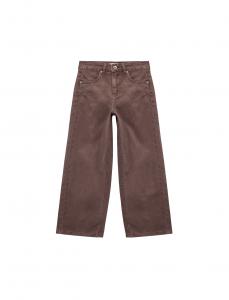 Koton Джинсы с широкими штанинами в темно-коричневом цвете