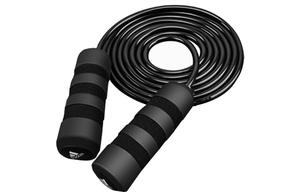 Adidas Фитнес-тренировка неучтенная скакалка для взрослых с поролоновыми ручками black gray