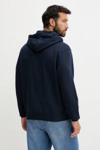 Хлопковая толстовка Calvin Klein Jeans, темно-синий