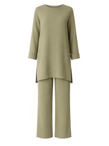 WENOR Домашняя одежда 'Ayda Modest' в оливковом цвете