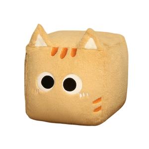 Плюшевая игрушка Tofu Meow Block для котят, высота 20см/30см/40см Fox fairy