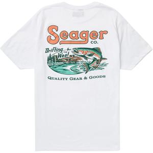 Футболка Drifting the west Seager Co., белый