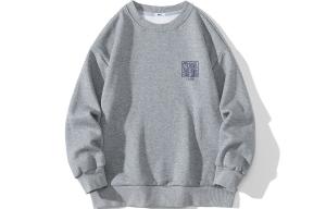 Худи unisex huichao star cloud collection WARRIOR, светло-серый