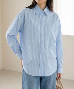 Полосатая рубашка оверсайз Aimoha - Select -, цвет Light Blue