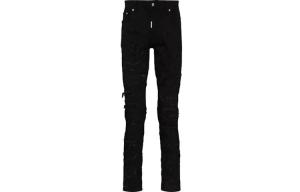 REPRESENT Джинсы Men's Black Moderate Slim Fit