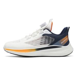 Кроссовки Unisex низкие белые синий/черный/белый дымчато-синий WARRIOR, белый/синий