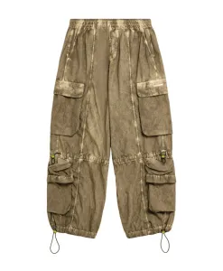 Нейлоновые брюки-карго Barrow, бежевый