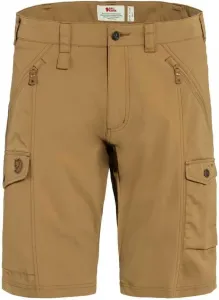 Мужские шорты Fjällräven Abisko - эластичные вставки, усиленные вставки, прочная ткань - походы, треккинг, Buckwheat Brown