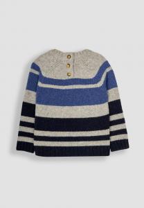 Вязаный свитер STRIPED, REGULAR FIT JoJo Maman Bébé, синий