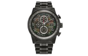 CITIZEN Часы Night Owl Series Light Powered Quartz Movement Stainless Steel Strap Watch Men's Watch Black Dial CA0805 53X, Black Dial