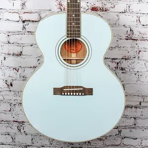 Epiphone - J-180 LS - Акустико-электрогитара - Frost Blue - с жестким чехлом